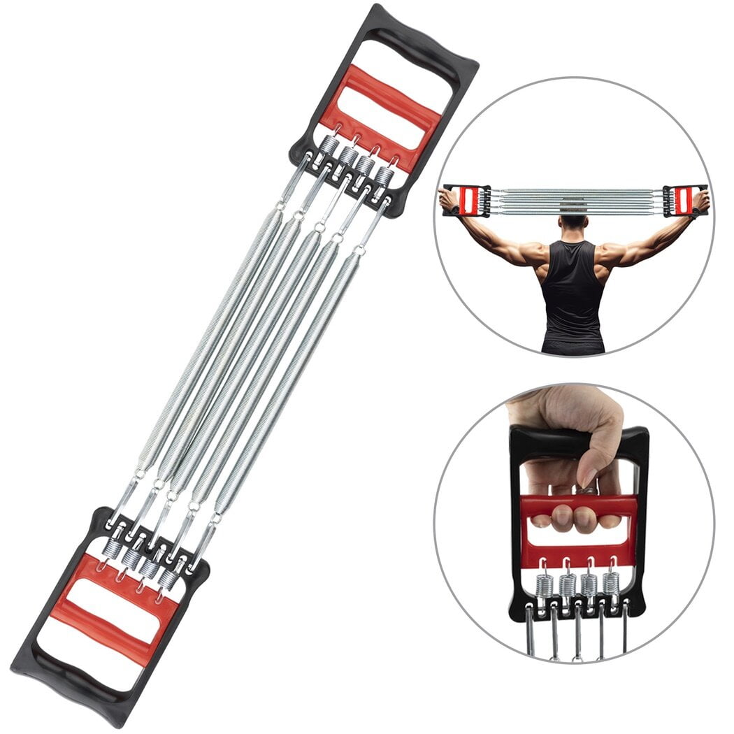 Two-in-One Spring Chest Expander and Hand Gripper with Five Adjustable Springs - Image 2