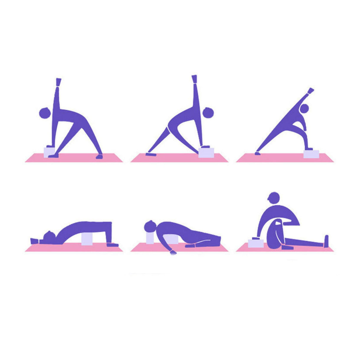 High-Density EVA Foam Yoga Block with Rounded Edges, Non-Slip Support Brick, Single - Image 5