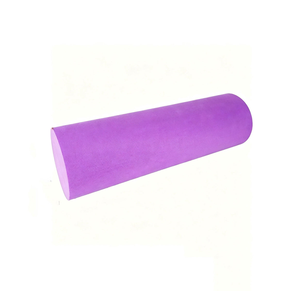 Smooth High-Density EVA Foam Roller, 12 Inch Muscle Massage Roller for Back and Legs, Purple